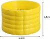 A yellow corn stripper with dimensions indicated. Produktbild-Vorschau