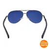 Aviator Sonnenbrille Herren Polarisiert UV400, Blaue Gläser Produktbild-Vorschau 7