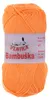 50g Häkelgarn Bambuska Sommergarn Strickgarn Baumwolle Viskose unifarben, 41 neonorange Produktbild-Vorschau