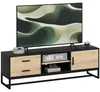 HOMCOM TV Mobile TV con armadio, cassetti e 2 ripiani Anteprima dell’immagine prodotto 1