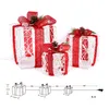 SALCAR Set de 3 LEDs d'illumination de Noël Boîte cadeau Voir les images du produit 5