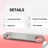 Apribottiglie "Speed" - Apribottiglie piatto in acciaio Anteprima dell’immagine prodotto 3