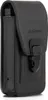 A black leather holster for a phone. Náhled obrázku produktu