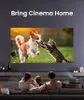 A family is watching a movie projected onto a wall by a projector. Anteprima dell’immagine prodotto