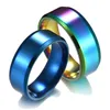 1 Stück Ring Uni Edelstahl Spiegel Leichter Fingerring für Produktbild-Vorschau 2