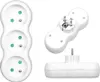 Elgotech R-30CA 3-fach Schuko-Steckdosenverteiler, weiß Produktbild-Vorschau 2