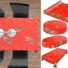 Tischdecke Wachstuch Weihnachten Rot Robust Wasserabweisend Produktbild-Vorschau 6