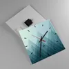 Wanduhr - Quadrat - Glasuhr - Abstraktion modern - 30x30cm Produktbild-Vorschau 2