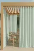 Terrassenvorhang GAIA 140x250 Salbei grün auf Jalousien Produktbild-Vorschau 2