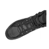 A close-up, top-down view of a black Lowa hiking boot. Produktbild-Vorschau