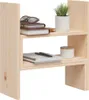 vidaXL Stojan na monitor (39-72)x17x43 cm z masívneho Náhľad obrázku produktu 5