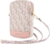 Guess Zip GCube Bottom Stripe - Torebka na telefon (różowy) Podgląd zdjęcia produktu 1