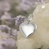 Anhänger 10mm Herz rhodiniert Silber 925 silber 10mm Produktbild-Vorschau 2