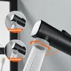 Wasserhahn Bad Waschtischarmatur Waschbecken - schwarz Produktbild-Vorschau 5