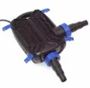 A black pond pump with blue accents is shown against a white background. Produktbild-Vorschau