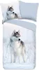 Duvet cover Good Morning 155x220 + 1* 80x80 cm - husky dog Produktbild-Vorschau 1