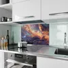 Küchenrückwand Spritzschutz Glas mit Motiv Galaxie Fantasy Produktbild-Vorschau 2