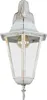 Außenwandlampe Aluminium Glas H: 50,5 cm IP44 in Weiß Gold Produktbild-Vorschau 3