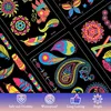 UV Neon Tattoos, 20 Blätter Temporäre Schminke für Produktbild-Vorschau 3