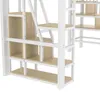 Flieks Etagenbett 90x200cm mit Regal, Hochbett mit Treppe Produktbild-Vorschau 8