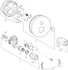 Hansa UP-Sichtteil Wanne Wanne mit manueller Umstellung Produktbild-Vorschau 2