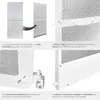 Moustiquaire avec cadre en aluminium pour portes, 210 x 95 Voir les images du produit 5