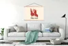MuchoWow® Textilposter New York - Rot - Freiheitsstatue Produktbild-Vorschau 3