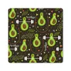 MuchoWow® Mauspad Mousepad Avocado - Fitness - Muster 20x20 Produktbild-Vorschau 1