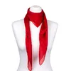Seidentuch Halstuch Tuch rot tiefrot Seide 90x90cm Produktbild-Vorschau 3