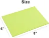 8 Blöcken Große Haftnotizen 152 mm x 203 mm, 8 Farben Post Produktbild-Vorschau 3