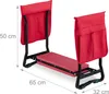 Relaxdays Panca per inginocchiarsi con tasche, imbottita, Anteprima dell’immagine prodotto 4