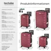 tectake® Mila Set di valigette rigide da 4 pezzi in robusta Anteprima dell’immagine prodotto 6
