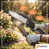Zaagketting en zwaard 8 inch voor mini kettingzaag, set 3 Productafbeelding-voorbeeld 9