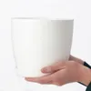Vaso da fiori KADAX "Agen", fioriera con sottovaso, bianco, Anteprima dell’immagine prodotto 5