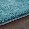 Waschbarer Teppich Wohnzimmer Kurzflor Einfarbiger Moderner Produktbild-Vorschau 2