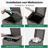 GOPLUS Mülltonnenbox 118 L, Mülleimer mit Klappdeckel & Produktbild-Vorschau 4