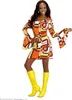 Groovy 70er Jahre Kleid mit Trompetenärmel - Minikleid Produktbild-Vorschau 4