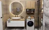 Armoire de salle de bain inférieure au-dessus de la machine Voir les images du produit 17