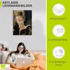 ARTland Leinwandbild Lesendes Mädchen Größe: 45x60 cm Produktbild-Vorschau 3