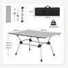 GOPLUS Campingtisch Aluminium 90x60cm, Picknicktisch Produktbild-Vorschau 5