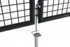 Doppelflügeliges Zauntor 3m OLGA H.130cm grau Produktbild-Vorschau 11