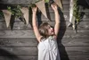 Chaîne de fanions en jute naturelle 3m Voir les images du produit 1
