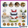 ASATO Glas-Frischhaltedosen 8er Set 150 bis 1040 ml Produktbild-Vorschau 4