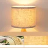 Lampa nocna EDISHINE z drewna, lampa stołowa z żarówką E27, Podgląd zdjęcia produktu 6
