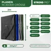 Plandeka Strong 2x2 m, 200 g/m, plandeka, antracyt, z Podgląd zdjęcia produktu 3