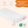 matelas ergonomique 7 zones en mousse froide, 80 x 200 cm, Voir les images du produit 2