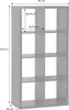 A diagram of a bookshelf with dimensions indicated. Produktbild-Vorschau