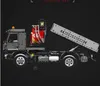 A model of a truck-mounted crane against a black background. Produktbild-Vorschau