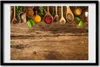 Bild 60x40 MDF-Rahmen, Wandkunst Gewürze Holz Produktbild-Vorschau 1