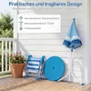 Set da giardino per bambini COSTWAY, completo di tavolo e 2 Anteprima dell’immagine prodotto 9